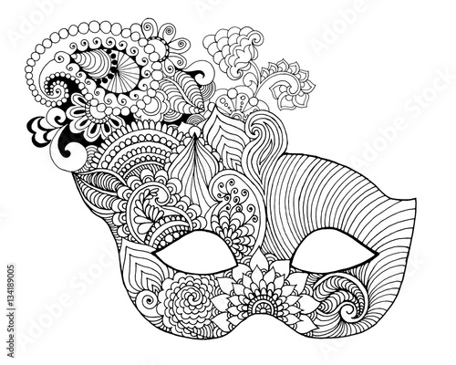 Mardi gras lace mask