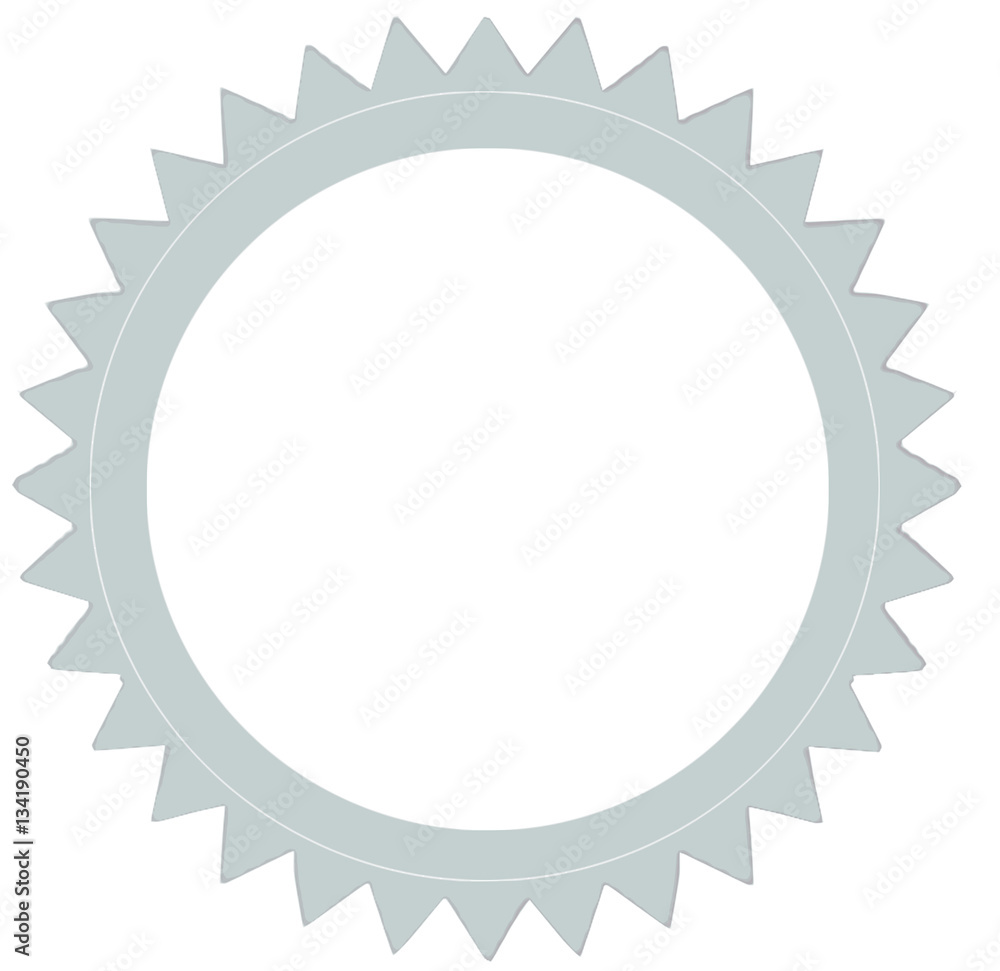 A round badge A round badge