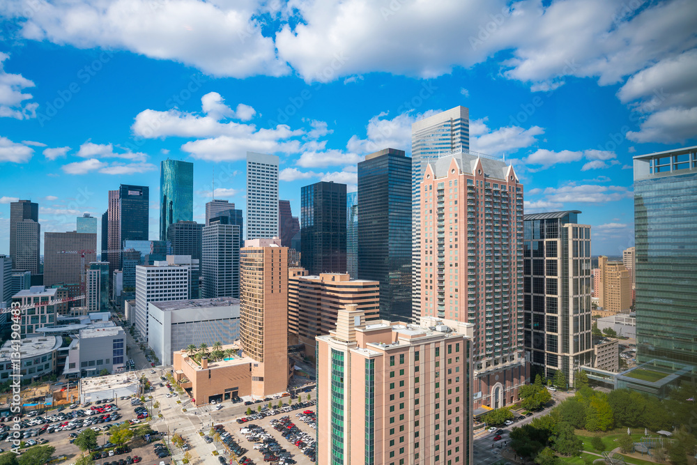 Obraz premium Downtown Houston skyline