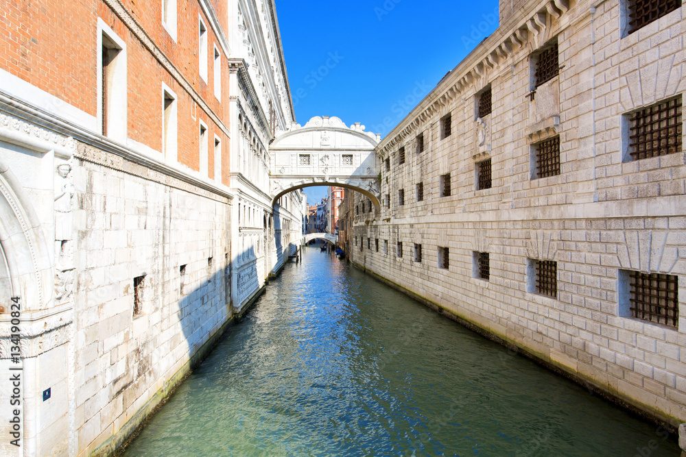 The Bridge of Sighs in Venice