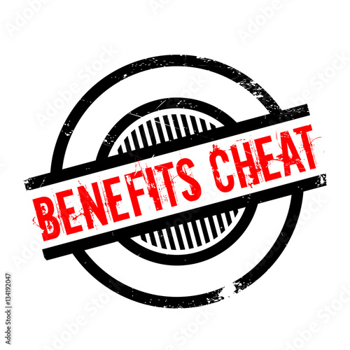 Benefits Cheat rubber stamp