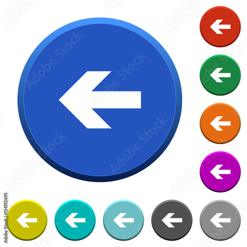 Free Download Left arrow beveled buttons - GFXLoad