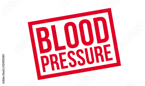 Blood Pressure rubber stamp
