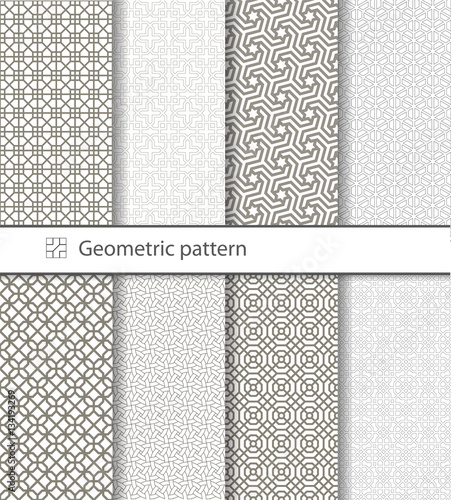 Traditional Arabic seamless ornament. Geometric pattern seamless for your design. Geometric pattern for laser cutting. Desktop wallpaper, interior decoration, graphic design.