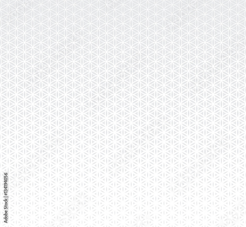 Abstract sacred geometry gray gradient flower of life halftone subtle  pattern
