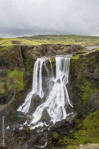 Fagrifoss waterfall  Iceland