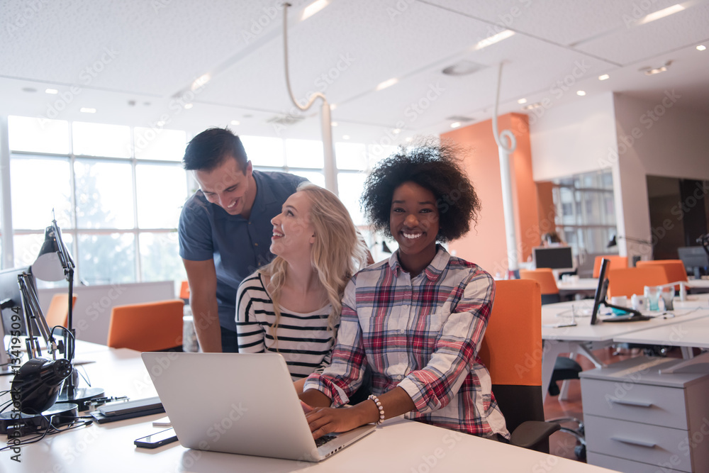 Multiethnic startup business team Multiethnic startup business team
