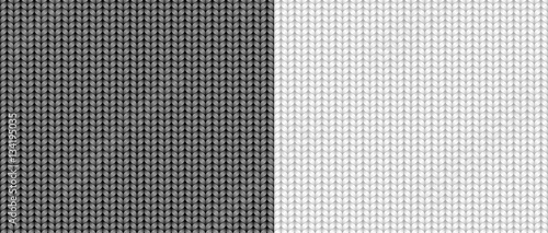 Knitted woolen texture. Seamless texture.