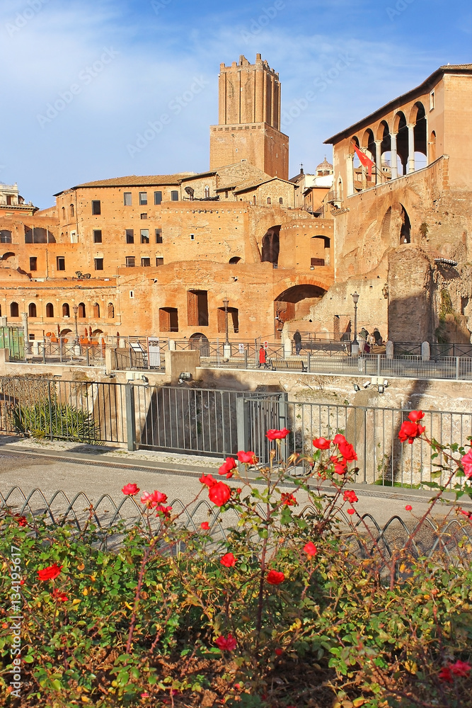 Obraz premium Trajan forum, Rome, Italy