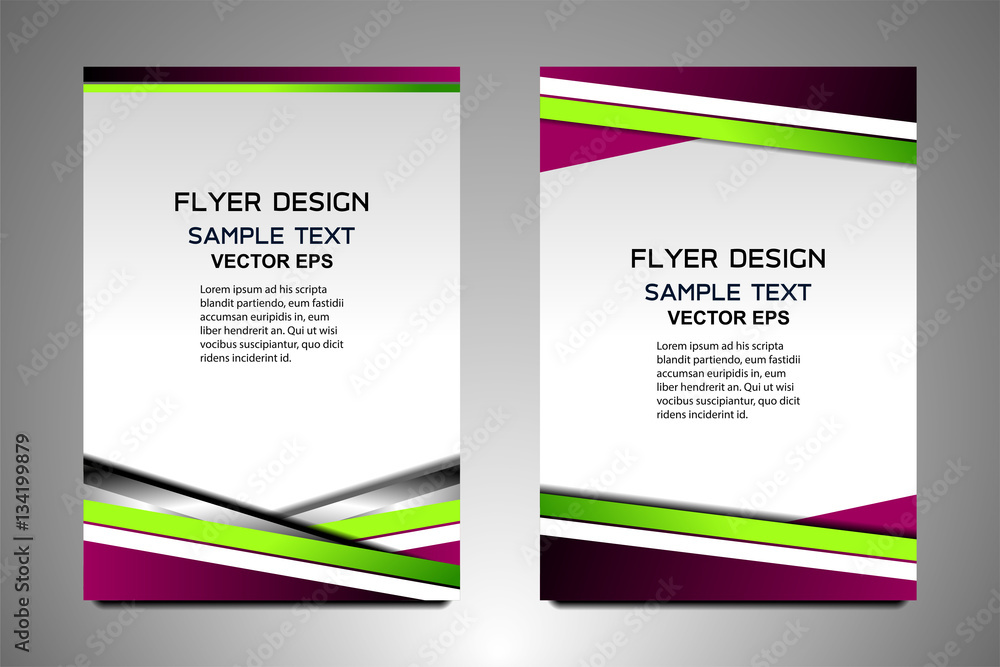 Fototapeta premium Business Flyer Template Design, vector illustration