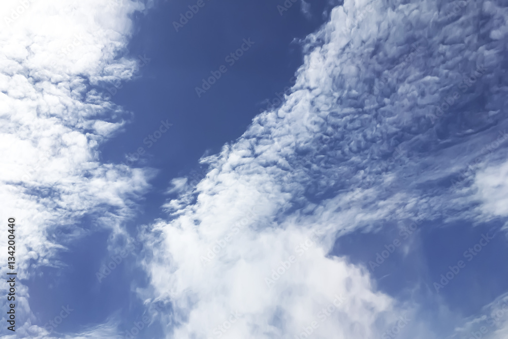 Panorama view of the Beautiful Blue Sky and Clouds. Panorama view of the Beautiful Blue Sky and Clouds.