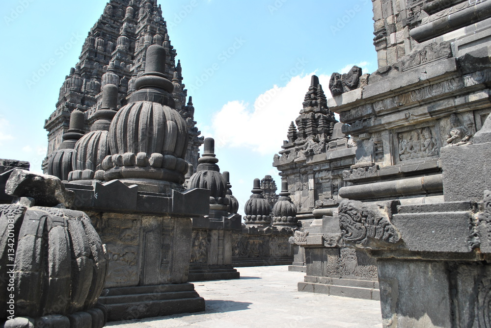 Naklejka premium Candi Prambanan Indonesia Java