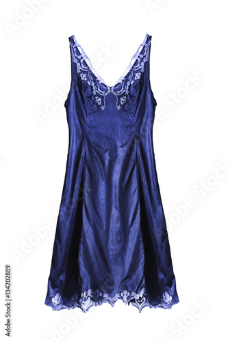 Satin nightgown isolated