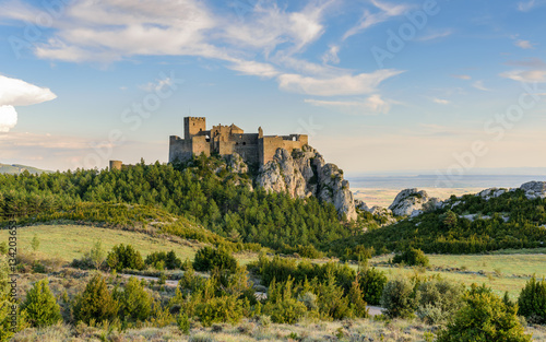 Medieval castle of Loarre  Aragon  Spain