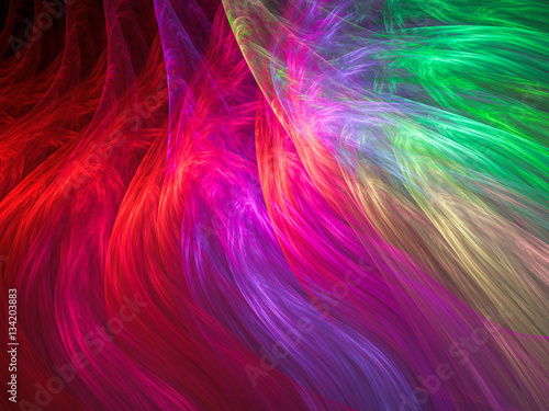 Feather fractal background - abstract digitally generated image