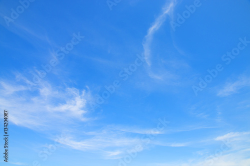 Blue sky background and cloud