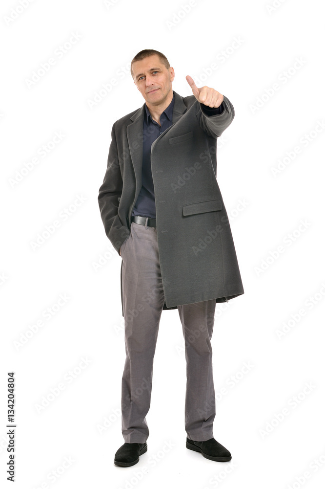  man with thumbs up