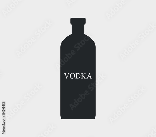 Icon bottle of vodka