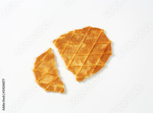 butter waffle cookie