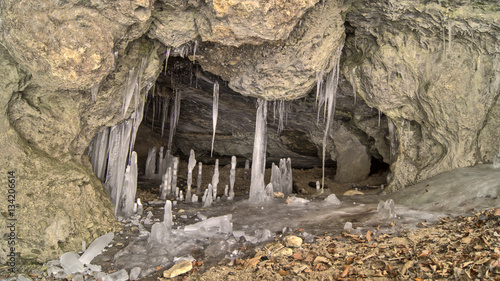 Stalagmiten und Stalaktiten Höhle, Teufelshöhle Kremsmünster Oberösterreich