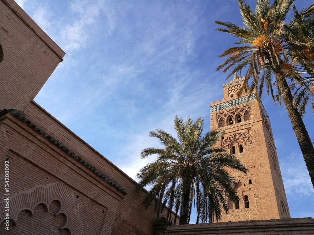 mosque koutubia in marrakesh