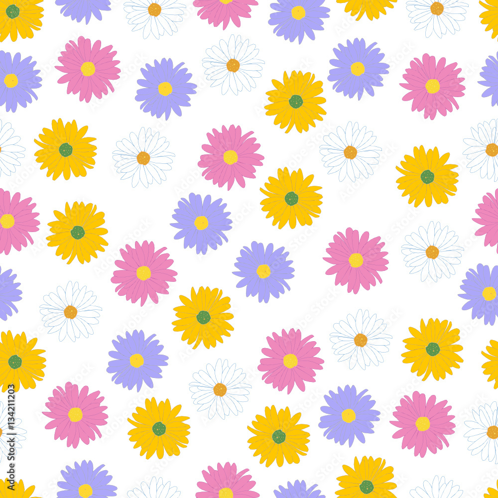 Seamless floral pattern. Seamless floral pattern.