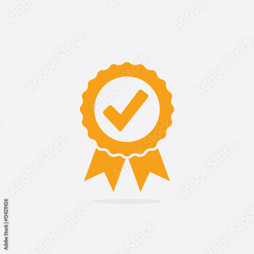 Approved or Certified Medal Icon