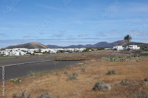 Lava landscape on Lanzarote