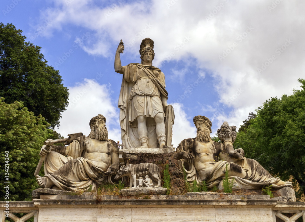 Fountain of the Goddess in Roma, Italy