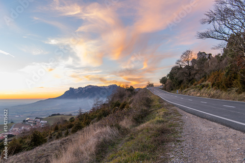 Amazing Sunset In Spain region Navara