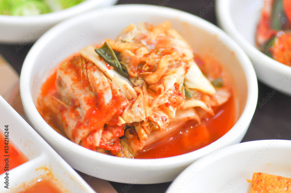Gimchi ( Kimchi) or fermented vegetable in Korean style Gimchi ( Kimchi) or fermented vegetable in Korean style