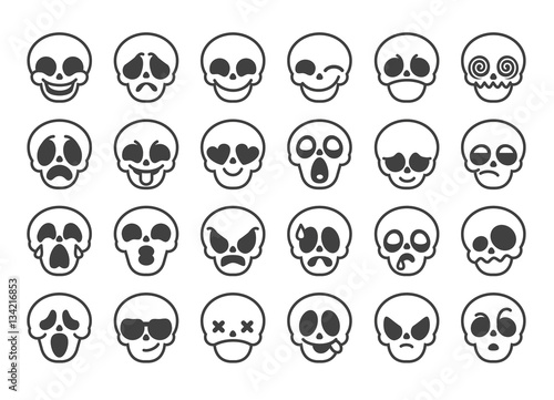 Skull Emoji Icons