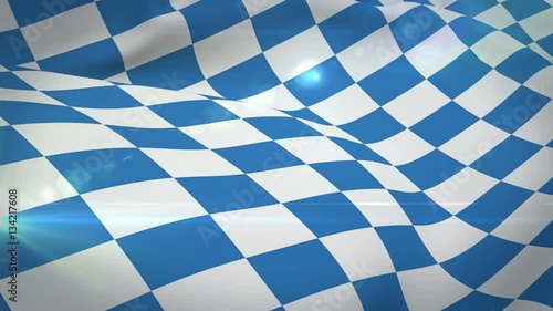 Digitally generated of oktoberfest flag