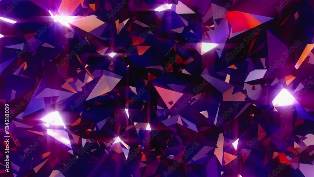 Abstract loopable background. High quality animation of moving mirrors. Animation is loopable.