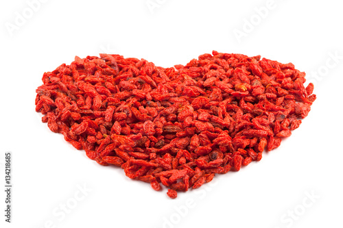 heart shape of Goji berry