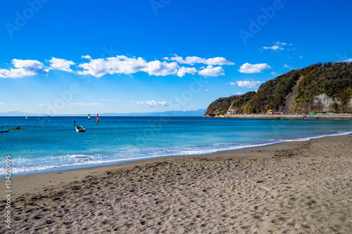 Yuigahama coast of Shonan/Kanagawa Japan, 2017/1/21