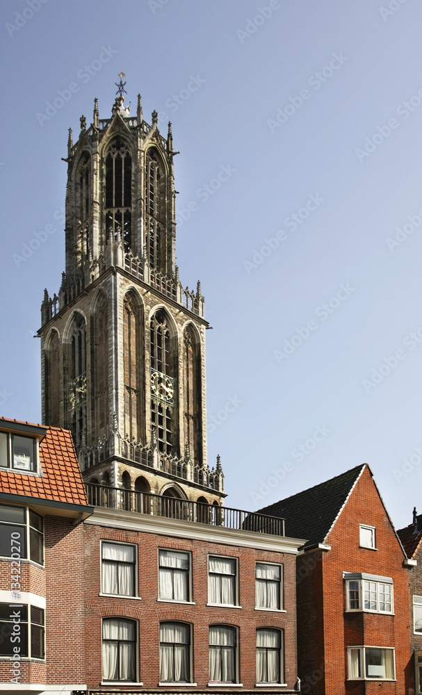 Fototapeta premium Dom tower in Utrecht. Netherlands