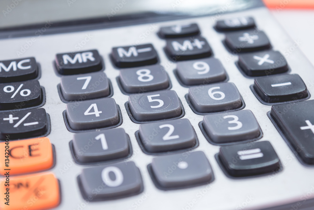 close up business design calculator in work office close up business design calculator in work office