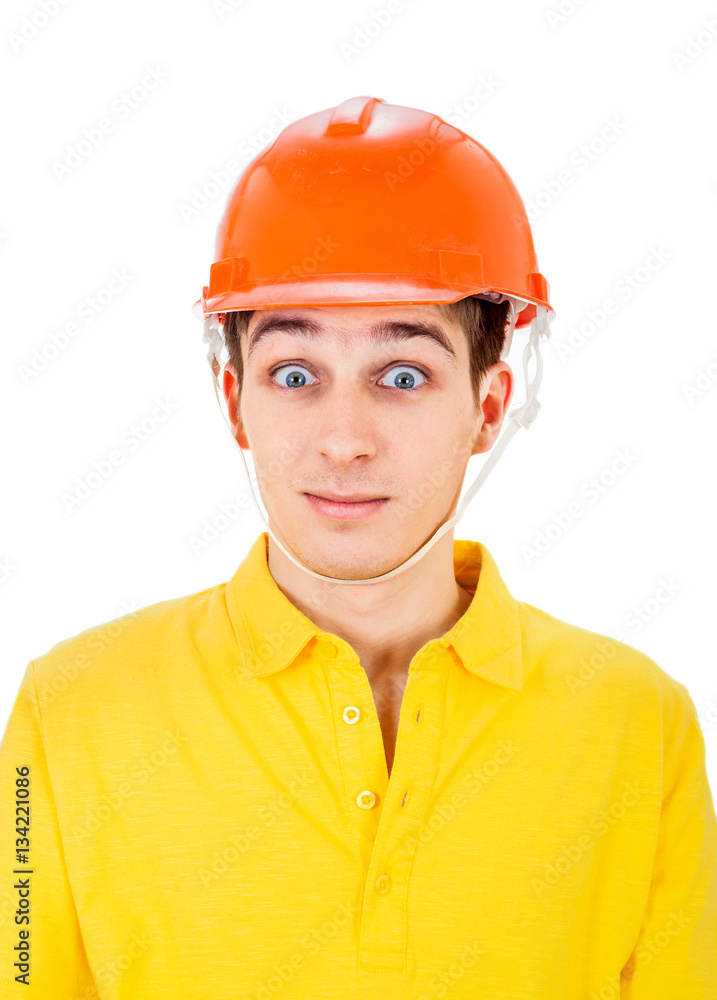 Young Man in Hard Hat