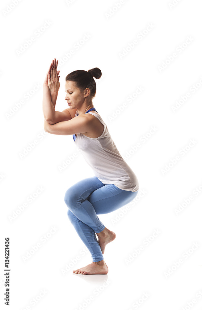 Obraz premium Practice yoga and gymnastics.