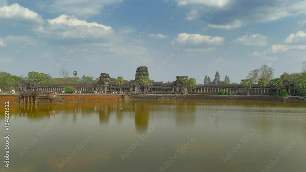 Angkor Wat temple landscape in Siem Reap, Cambodia, 4k
Angkor Wat temple landscape in Siem Reap, Cambodia, 4k