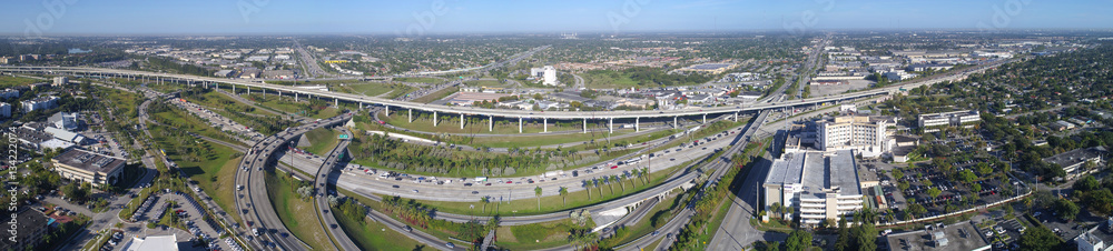 Aerial image of the Golden Glades Interchange Miami FL Aerial image of the Golden Glades Interchange Miami FL