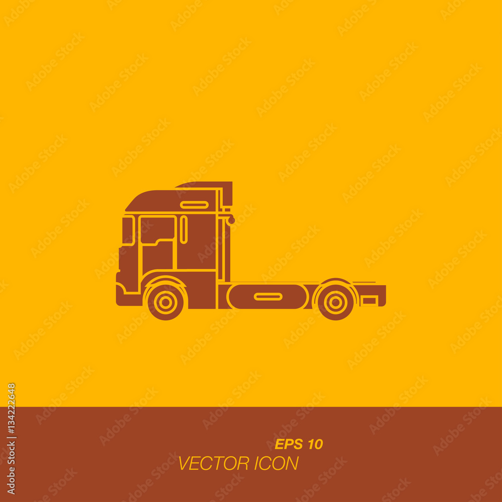 Freight car icon in flat style. The icons on the theme of logistics and transportation.o. Vector illustration EPS 10. Freight car icon in flat style. The icons on the theme of logistics and transportation.o. Vector illustration EPS 10.