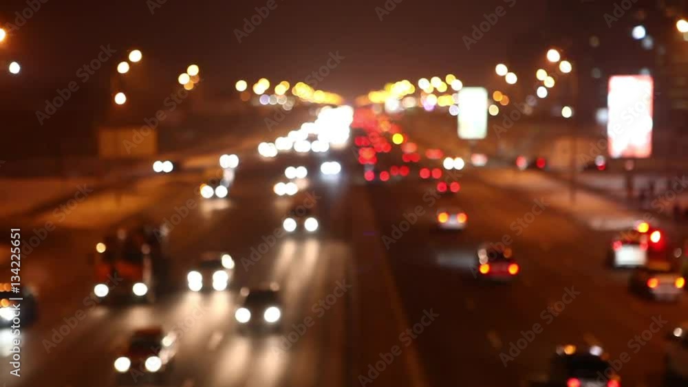 Car Lights - out of focus Car Lights - out of focus