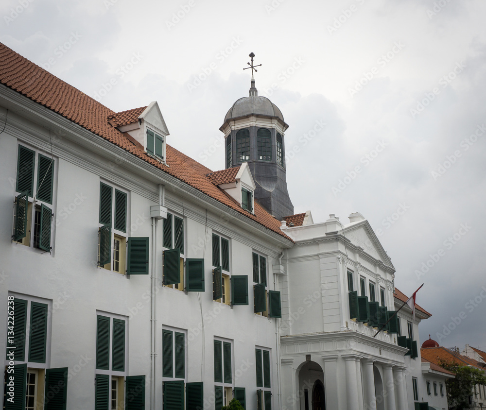 Kota Tua Museum Building as on of local heritage photo taken in Jakarta Indonesia