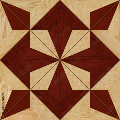 Seamless parquet texture. Can be used for 3D rendering.