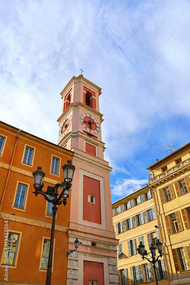 Church in the old city of Nice, French Riviera