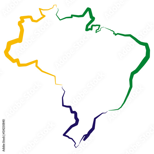 Brazylia - mapa