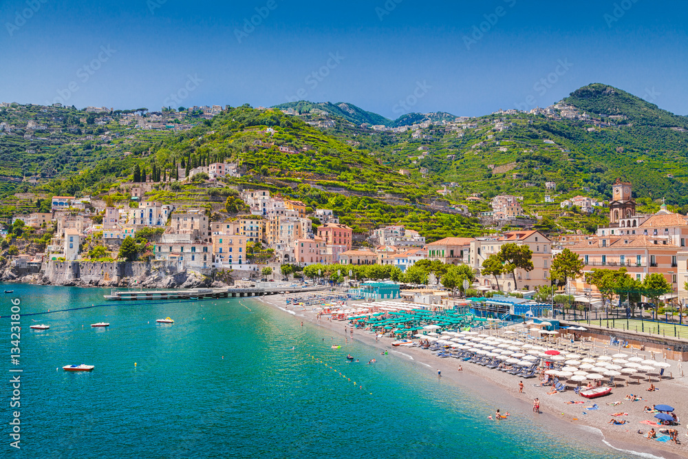 Town of Minori, Amalfi Coast, Italy