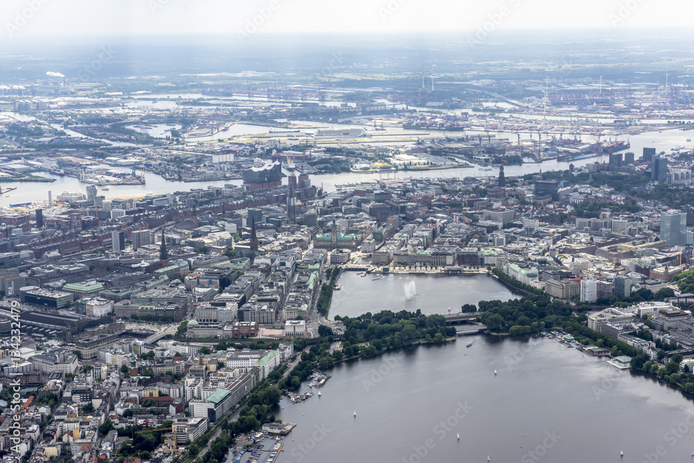 Hamburg - Germany from above Hamburg - Germany from above